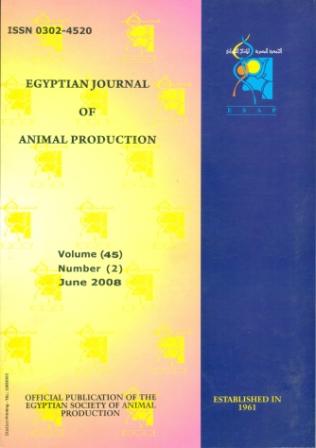 Egyptian Journal of Animal Production