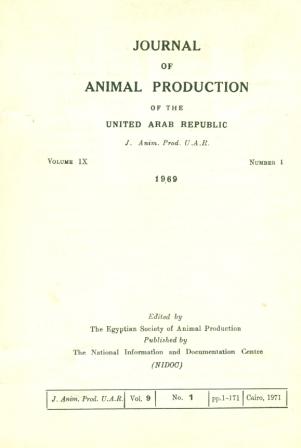 Egyptian Journal of Animal Production