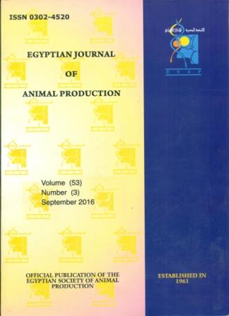 Egyptian Journal of Animal Production