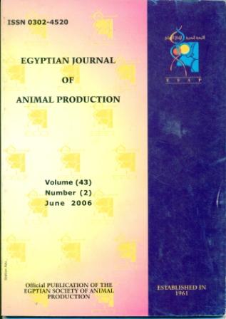 Egyptian Journal of Animal Production