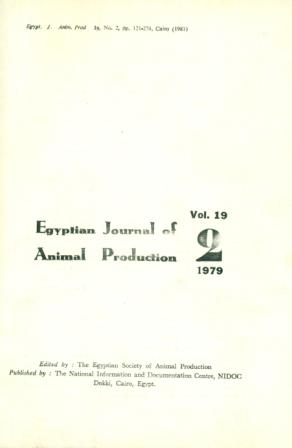 Egyptian Journal of Animal Production