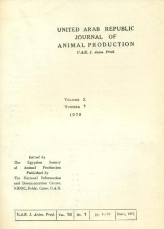 Egyptian Journal of Animal Production