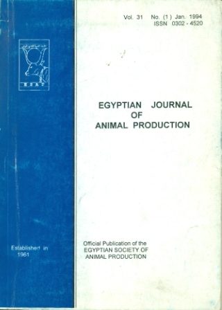 Egyptian Journal of Animal Production