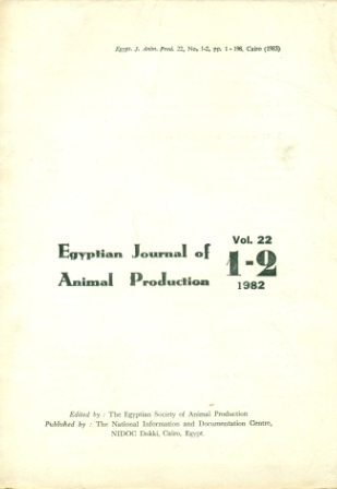 Egyptian Journal of Animal Production