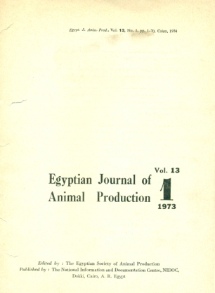 Egyptian Journal of Animal Production