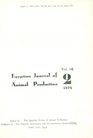 Egyptian Journal of Animal Production