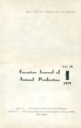 Egyptian Journal of Animal Production