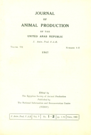 Egyptian Journal of Animal Production