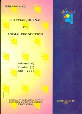 Egyptian Journal of Animal Production
