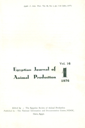 Egyptian Journal of Animal Production