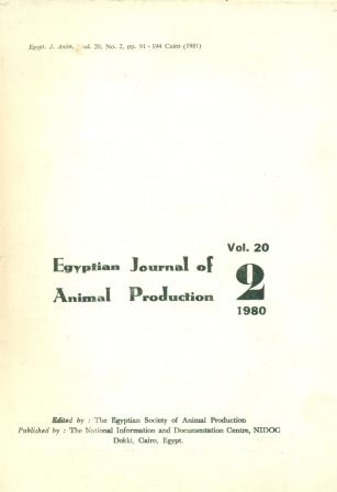Egyptian Journal of Animal Production