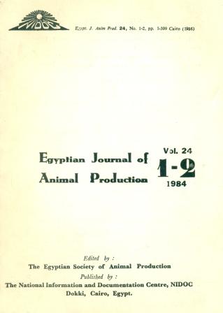 Egyptian Journal of Animal Production