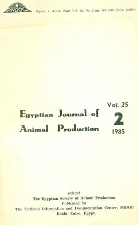 Egyptian Journal of Animal Production