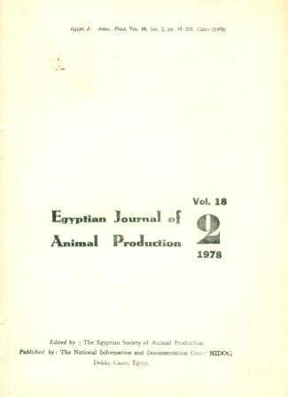Egyptian Journal of Animal Production