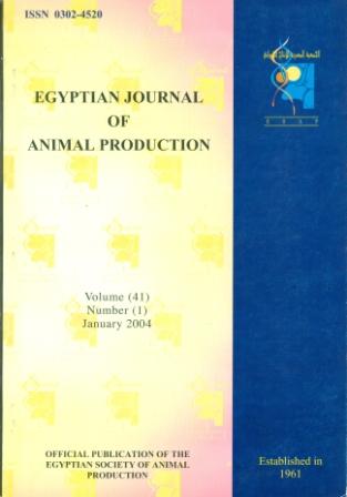 Egyptian Journal of Animal Production