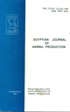 Egyptian Journal of Animal Production