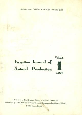 Egyptian Journal of Animal Production
