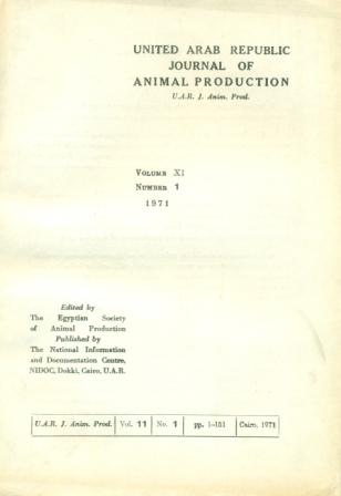 Egyptian Journal of Animal Production