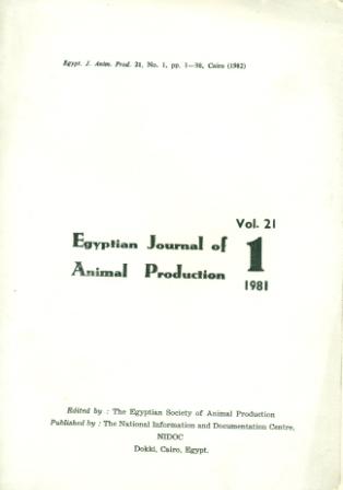 Egyptian Journal of Animal Production