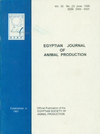 Egyptian Journal of Animal Production