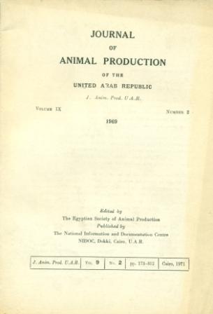 Egyptian Journal of Animal Production
