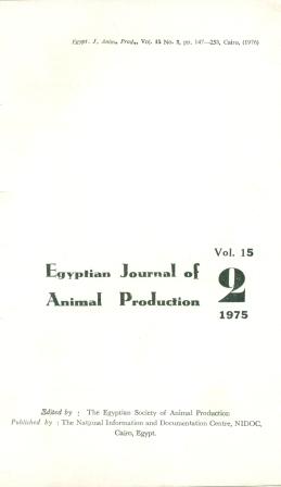 Egyptian Journal of Animal Production
