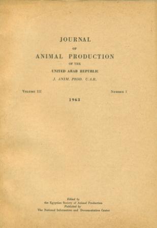 Egyptian Journal of Animal Production