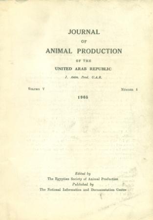 Egyptian Journal of Animal Production